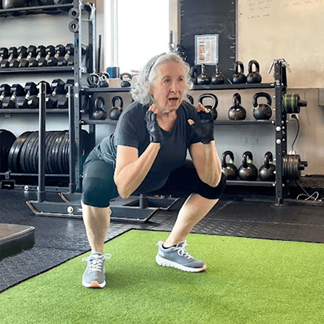 Woman training at Beacon Community Fitness